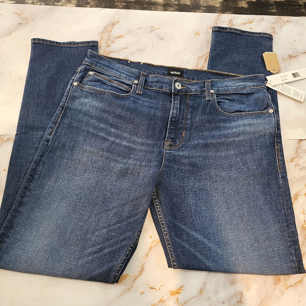 Hudson Mens Jeans Nwt Ace Skinny Size 38 Color Hawl